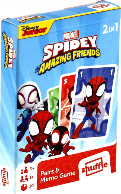 Loja me letra Cartamundi Black Peter Memo Spidey, 25 letra, për kalamaj