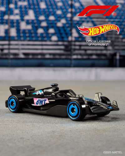 Set makina garash Hot Wheels Formula 1, 1:64, 5 copë, shumëngjyrëshe