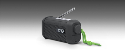 Radio portabile Muse M-087R, me panel solar, dinamo me dorë edhe me elektrik