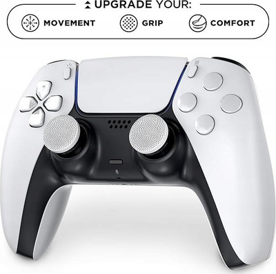 Kape thumbsticks KONTROL FREEK Sports për PS5, set, Clutch, të bardha