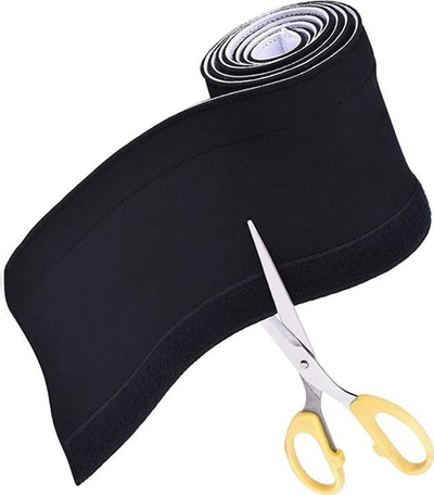Mbulesë për rregullim kabllosh neopren, 3 m, 13.5 cm, e zezë