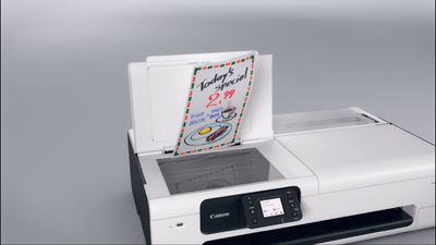 Printer multifunksional Canon ImagePROGRAF TC-21M, format i madh A1, Wi‑Fi, me ngjyra, i bardhë