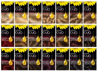 Боја за коса Garnier Olia 6.0, светло кафеава, трајна