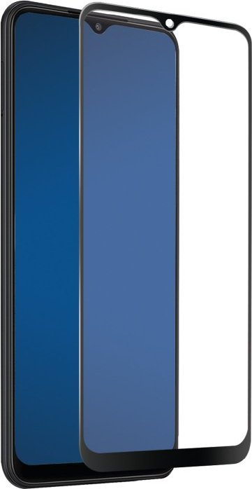 Mbrojtës ekrani SBS Glass Full Cover për Samsung Galaxy A23 5G, xham i fortë, i zi