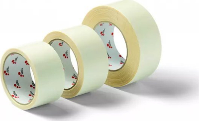 Shirit ngjitës dypalësh Schuller Eh klar Duo Tape Cotton 45610, 50mm x 10m, bazë pëlhure, i bardhë