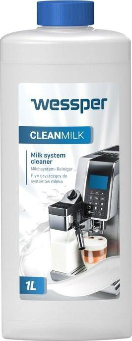 Solucion pastrimi për sistemin e qumështit Wessper Clean Milk, 1000 ml, i tejdukshëm