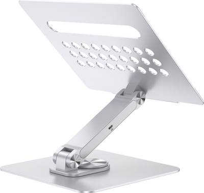 Qëndrim laptopi Conceptronic DONN27G, docking 7 në 1, rrotullim 360°, i hirët