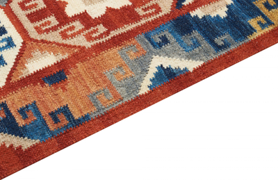 Tapet leshi LUSARAT Wool Kilim, 160 x 230 cm, shumëngjyrësh