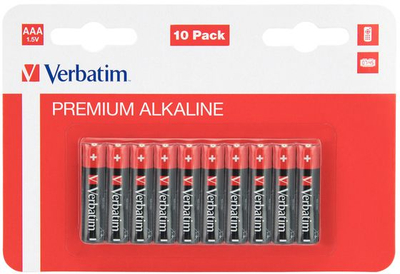 Bateri AAA Verbatim Premium Alkaline 49874, set me 10 copë