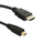 Kabllo HDMI Qoltec 50401, 3m, HDMI në micro HDMI 1.4, e zezë
