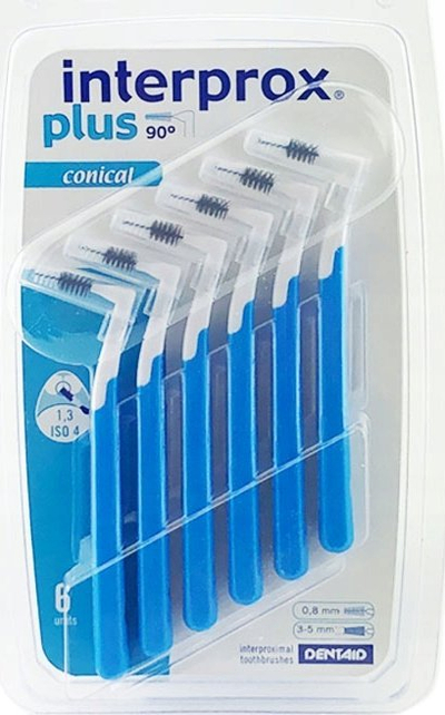 Furça interdentale Interprox Plus 90° Conical, 3 deri 5 mm, set 6 copë