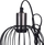 Lampë varëse Home Styling Loft, metal 31 cm, stil industrial, e zezë