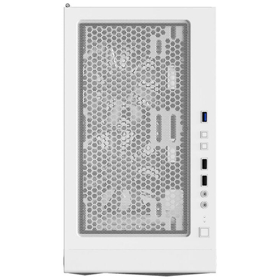 Kasë Montech X3 Mesh Mid Tower, RGB, Tempered Glass, e bardhë