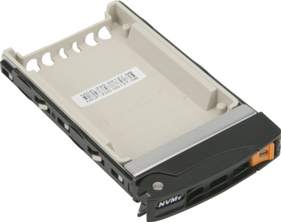 Adapter bay disku Supermicro MCP-220-00127-0B, 2.5", për server, i zi me portokalli