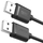 Kabllo Unitek Y-C442GBK, USB 2.0 AM-AM, 1.5m, e zezë
