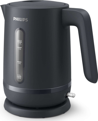 Çajnik elektrik Philips HD9314/90, 1.7L, 2200W, gri