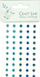 Gurëza dekorative vetëngjitëse Rhinestones, 5mm, 50 copë, përzierje blu