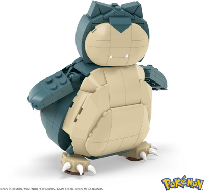 Set ndërtimi MEGA Pokémon Snorlax, 246 copa, figurë 10 cm, shumëngjyrësh