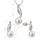 Set Varëse dhe vathë për femra Evolution Group Pavona 29048.1B, të argjendtë