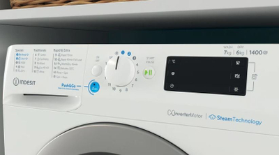 Lavatriçe tharëse Indesit BDE 76435 WSV EE, 7kg 1400rpm, e bardhë