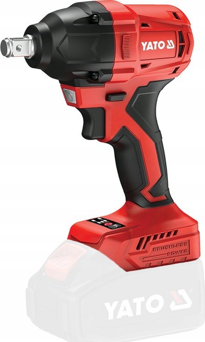 Çelës goditës me bateri Yato 18V, 350 Nm, 1/2", i kuq e zi