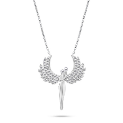 Qafore për gra Brilio Silver, 41 cm + 5 cm, e argjendtë