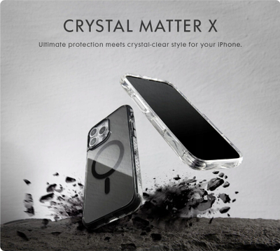 Футрола за телефон Laut Crystal Matter X, за iPhone 16, проѕирна smoke
