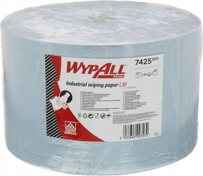 Хартија за бришење Kimberly Clark Wypall L40 7425, големо ролнo, сина