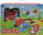 Set tren lodër RoGer Cartoon Train, me drita edhe tinguj, me shina rreth, shumëngjyrësh
