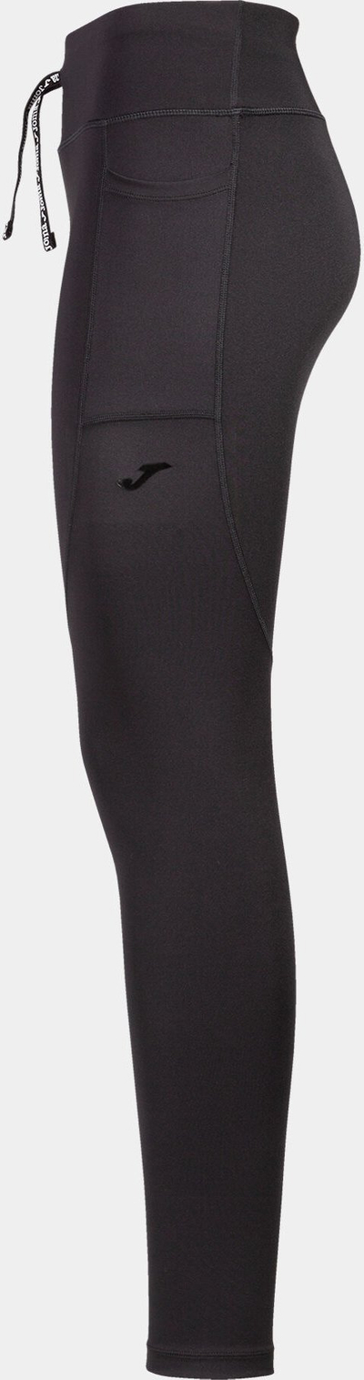 Leggins sportivë për goca Joma Urban Street, të gjatë, me xhepa, të zinj