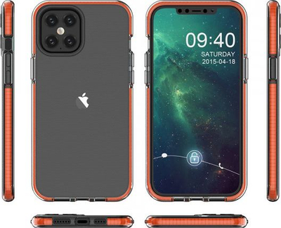 Kapak telefoni Verge Case Gel Cover për iPhone 12 Pro Max, TPU, shumë i hollë, blu