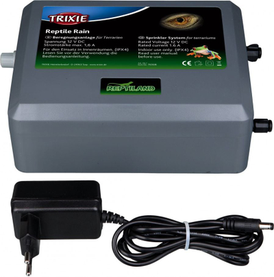 Sistem spërkatës për terrarium Trixie Repti Rain, automatik, për zvarranikë dhe amfibë