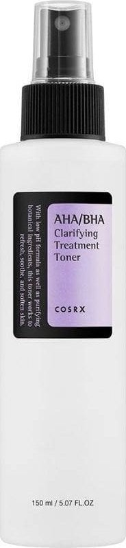 Тоник за лице COSRX AHA BHA Clarifying Treatment Toner, ексфолијанс, 150ml