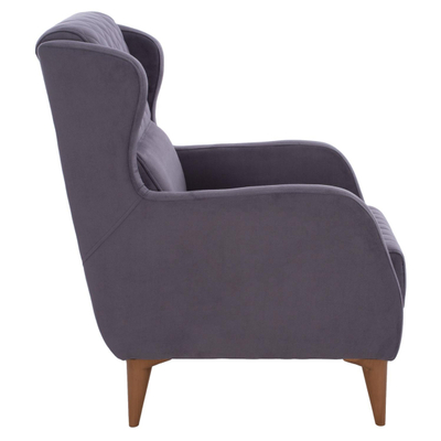 Kolltuk Hayes velvet 70×83×96 cm (HM9135.01), gri