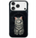 Këse telefoni Nimmy Lucky Fashion Cat MagSafe për iPhone 17 Pro, me magnet MagSafe, motiv mace, e zezë