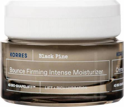Krem dite Korres Black Pine 4D Bounce Firming, për lëkurë të thatë, 40ml
