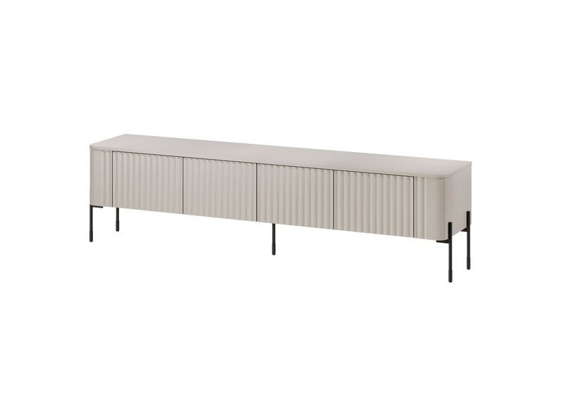 Kredencë TV Cama Meble VERA, 190cm, MDF, ngjyrë cashmere mat