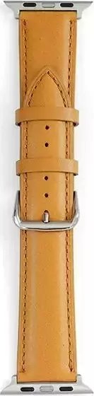 Rrip ore Beline Leather për Apple Watch, 42/44/45/49mm, lëkurë, kafe e çelët