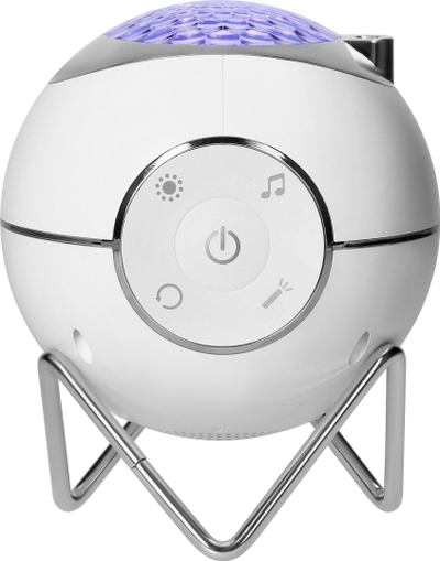 Llambë nate projektor Orno Virone SP-1, LED RGBW, altoparlant Bluetooth, e bardhë