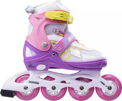 Patina inline Coolslide Meron Jr 92800597976, të rregullueshme, për fëmijë, shumëngjyrëshe