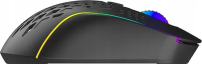 Mouse gaming Proove Buzz, wireless edhe me kabllo, 4800 dpi, me LED, i zi