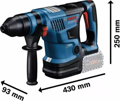 Çekiç rrotullues me bateri Bosch GBH 18V-34 CF, 18V, SDS-Plus, blu