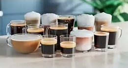 Makina automatike për kafe Philips Series 5500 LatteGo EP5546/70, 20 receta, sistem LatteGo, e zezë argjendi