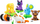 Set plasteline Hey Clay Fluffy Animals TM Toys, me aksesorë, shumëngjyrësh
