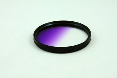 Filtër objektivi Massa Half Purple 46mm, gjysmë ngjyrë, me unazë që rrotullohet