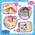 Set lodrash për banjo Tomy Toomies Peppa Pig Bath House E73415, figura, shumëngjyrësh