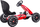Go kart me pedale Abarth PA0167, sedilje e rregullueshme, rrota EVA, i kuq
