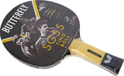 Raketë pingpongu Butterfly Timo Boll SG55 85022, Panasia 1.5mm, dorezë Smart Grip