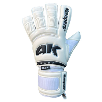 Doreza portieri për fëmijë 4keepers Champ Black, SUPER SOFT GRIP, Roll Finger, të zeza