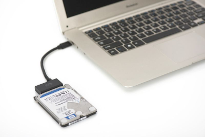 Adapter USB në SATA Digitus DA-70327, USB 3.1, Type C, i zi